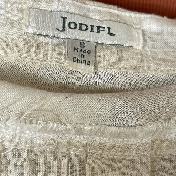 Jodifl lace trimmed gingham print top - Picture 2 of 5